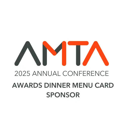 Awards Dinner Menu Card Sponsor 